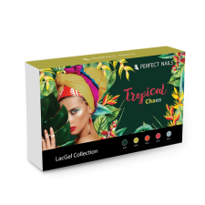 Perfect Nails LacGel Tropical Chaos Gél Lakk Szett 5*8ml lakk zselé