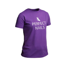 Perfect Nails - Metál Logós Lila Póló L női póló
