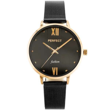  Perfect női kvarcóra fekete-rózsaarany 34mm karóra