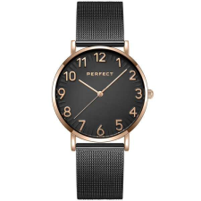  Perfect női óra fekete-rózsaarany 36mm + doboz karóra