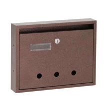 Perfekto Lépcsőházi Postaláda (Rio) 350mm X 270mm X 60mm Lefele Nyíló Névjegy Bronz postaláda