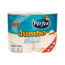 Perfex Kéztörlő tekercses háztartási PERFEX Boni Jumbo Deluxe 2 rétegű 2 tekercses higiéniai papíráru