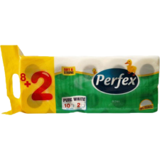 Perfex Perfex WC papír hófehér - 2 rétegű 10 tekercses (Karton - 12 csg) higiéniai papíráru