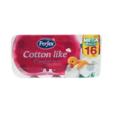Perfex Toalett papír PERFEX Cotton Comfort Line 3 rétegű 16 tekercses higiéniai papíráru