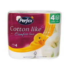 Perfex Toalett papír PERFEX Cotton Comfort Line 4 rétegű 4 tekercses higiéniai papíráru