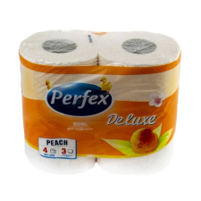 Perfex Toalett papír PERFEX Deluxe 3 rétegű 4 tekercses barack higiéniai papíráru
