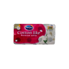 Perfex Toalettpapír 3 rétegű kistekercses 16 tekercs/csomag Premium Cotton Like Boni Perfex higiéniai papíráru