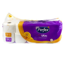 Perfex Toalettpapír PERFEX Pure White 3 rétegű 10 tekercses higiéniai papíráru