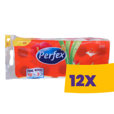 Perfex WC papír hófehér - 3 rétegű 10 tekercses (Karton - 12 csomag) higiéniai papíráru