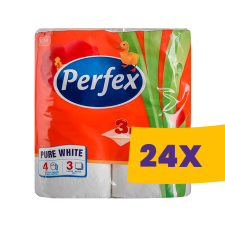 Perfex WC papír hófehér - 3 rétegű 4 tekercses (Karton - 24 csg) higiéniai papíráru