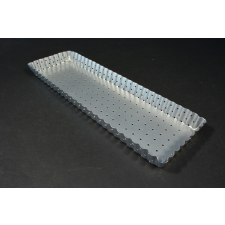 Perforált pitesütő kivehető aljú fém sütőforma 34x11 cm konyhai eszköz