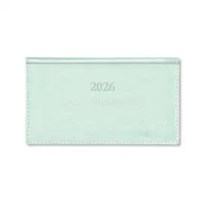 PERIOD Border Menta 2026 fekvő körbevarott zsebnaptár (P4114-4577) naptár, kalendárium