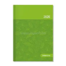 PERIOD Intensive 2026 A5 napi beosztású zöld lakk határidőnapló (P4114-1921) naptár, kalendárium