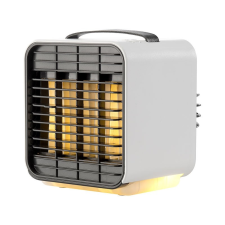 Perla LW-100 Mobil mini akkumulátoros ventilátor, LED fénnyel, 3 fokozatú, Rendelhető fehér és fekete színben! ventilátor