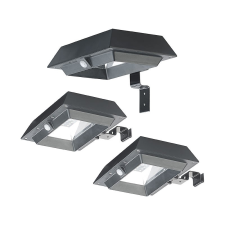 Perla Napelemes LED fali lámpa 3 darab, PIR érzékelő, 300 lm világítás