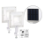 Perla Napelemes LED reflektor 2 db, 6 SMD LED, egyenként 20 lumen, IP44