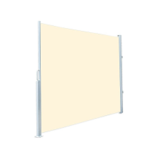 Perla Térelválasztó kihúzható paraván 120x200 cm vízlepergető árnyékoló szélfogó szélvédő bézs kerti bútor