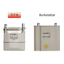 Perogáz Peró Gáz T17 H Fali mérőállomás hegeszthető, normál burkolattal, G4 bútor