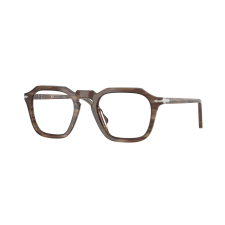 Persol PO3292V 1208 Striped Brown Demo Lens szemüveg szemüvegkeret