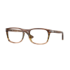 Persol PO3344V 1207 Striped Brown DEMO LENS szemüveg