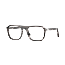 Persol PO3359V 1238 JACQUES Black Grey DEMO LENS szemüveg szemüvegkeret