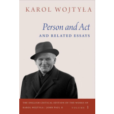  Person and Act and Related Essays – Karol Wojtyla idegen nyelvű könyv