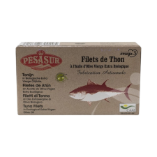 Pesasur Tonhal filé bio extraszűz oliva olajban dobozban 120g konzerv