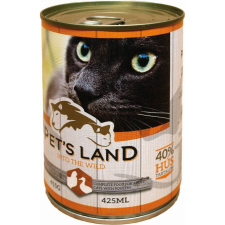 Pet&#039;s Land Pet s Land Cat Konzerv Baromfi 415g macskaeledel
