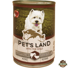 Pet's Land Pet s Land Dog Konzerv Marhamáj-Bárányhús almával 415g kutyaeledel