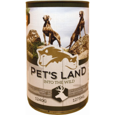 Pet&#039;s Land Pet s Land Dog Konzerv Vadhús répával 1240g kutyaeledel