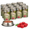 Pet Daily Cat teljes értékű nedves macskaeledel, vadas12x415g