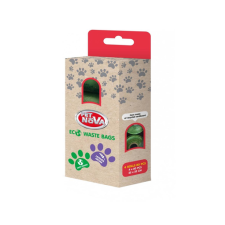 PET NOVA Pet Nova Biológiailag lebomló zacskók ürülékhez 4x20db - 22x32cm kutyafelszerelés