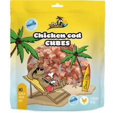 Pet Paradise Csirkés kockafalatok tőkehallal 230 g jutalomfalat kutyáknak