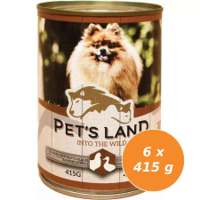  Pet s Land Dog Konzerv Baromfi 6x415g kutyaeledel
