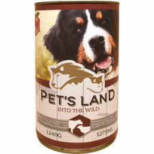 Pet s Land Dog Konzerv Marhamáj-Bárányhús almával 1240g nyakörv, póráz, hám kutyáknak