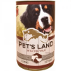  Pet s Land Dog Konzerv Marhamáj-Bárányhús almával 12x1240g