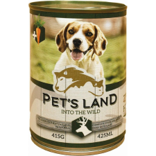  Pet s Land Dog Konzerv Vadhús répával 415g kutyaeledel