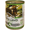 PET'S LAND Pet s Land Cat Konzerv Vadhús répával 415g