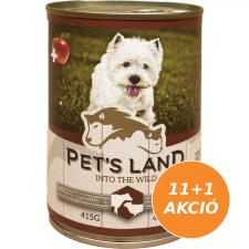 PET'S LAND Pet s Land Dog Konzerv MarhamájBárányhús almával 12x415g kutyaeledel