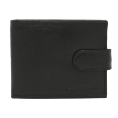 PETERSON FÉRFI BŐR PÉNZTÁRCA PTN RD-260-GCL FEKETE – RFID VÉDELEMMEL –
