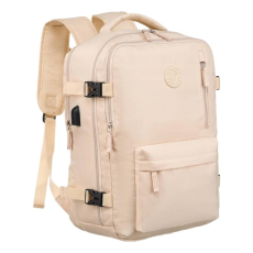  Peterson Hátizsák PTN 23129-6670 BEIGE – 40 X 30 X 20 Cm
