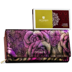  PETERSON NŐI BŐR PÉNZTÁRCA 42100-MD PURP