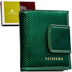  Peterson Női Bőr Pénztárca Ptn 42329-Dsl-6112 Zöld