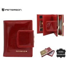  Peterson Női Bőr Pénztárca Ptn 42329-Sh-5304 Red – Piros