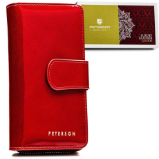  Peterson Női Bőr Pénztárca Ptn 76116-Saf-8607 Red – Piros