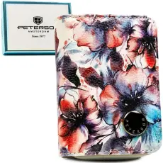  Peterson Női Bőr Pénztárca -PTN PX33-PF2 BLUE-