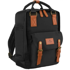  Peterson Női Hátizsák – PTN GAMMA BL-BR- Fekete Barna- 35 cm x 26 cm x 14 cm
