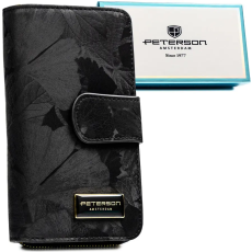  Peterson Női Pénztárca – Echo És Természetes Bőr PS116-MLF-2432 Black