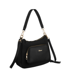  Peterson Női Válltáska -PTN JN-16-0375 BLACK-Fekete- kézitáska és bőrönd