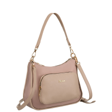  Peterson Női Válltáska -PTN JN-16-0399 PINK-Rózsaszín- kézitáska és bőrönd